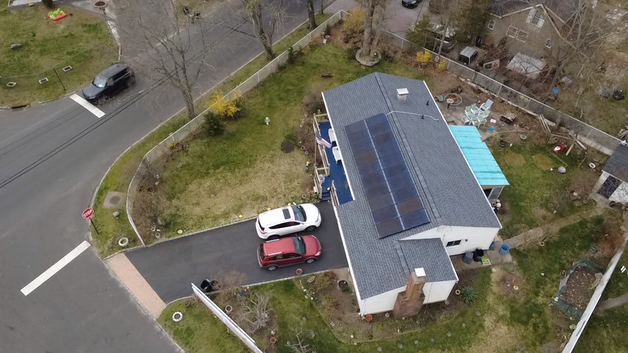 Solar Panel Detach and Reset for Roof Replacement in Southampton NY image