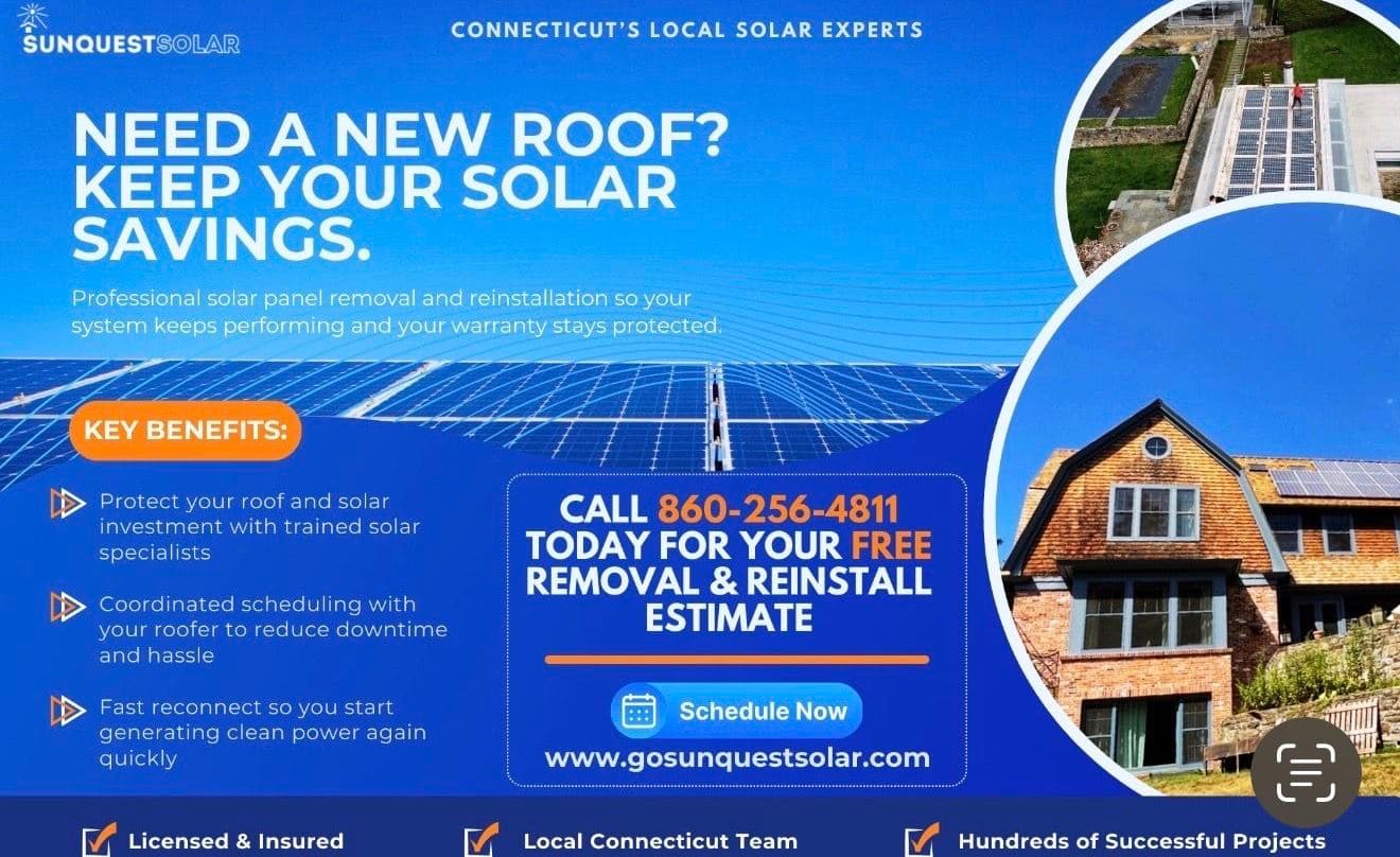Project Connecticut's Go-To Roof Replacement and Solar Services image