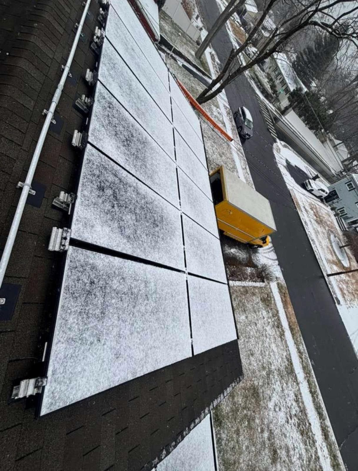 Gallery photos for Roof Reinforced and Solar Panels Revamped in East Hartford: Image #1