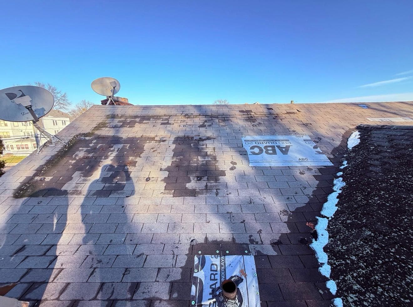 Gallery photos for Roof Replacement and Solar Panel Reinstallation in Hartford: Image #2