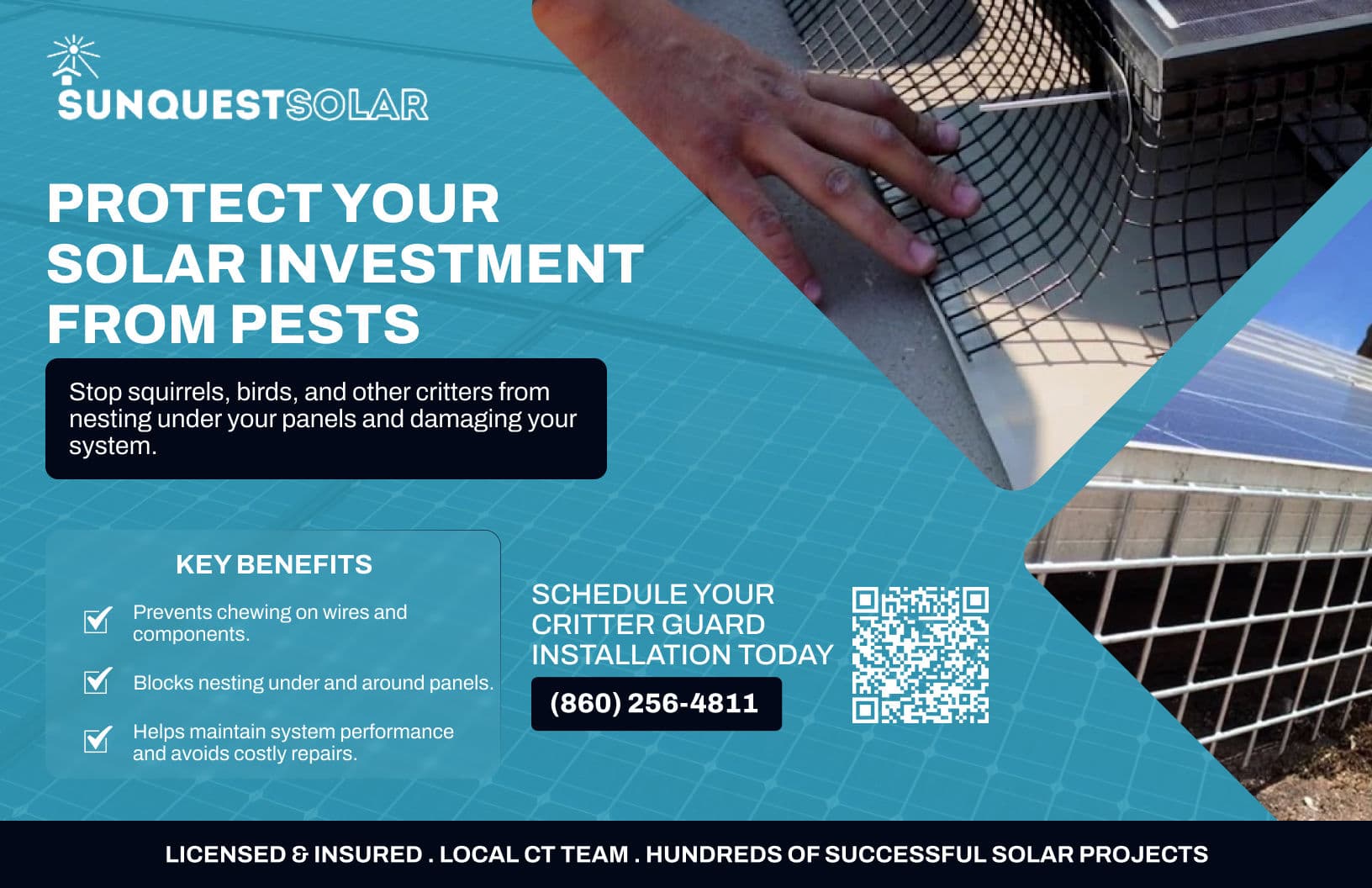 Project Protect Your Solar Panels from Pests and Save Money image