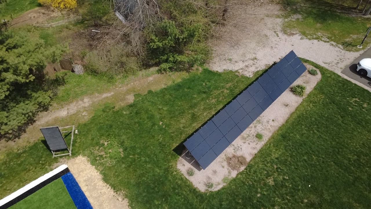 Gallery photos for Ground Mount Solar Panel Inspection for Inverter Replacement in New Canaan CT: Image #1