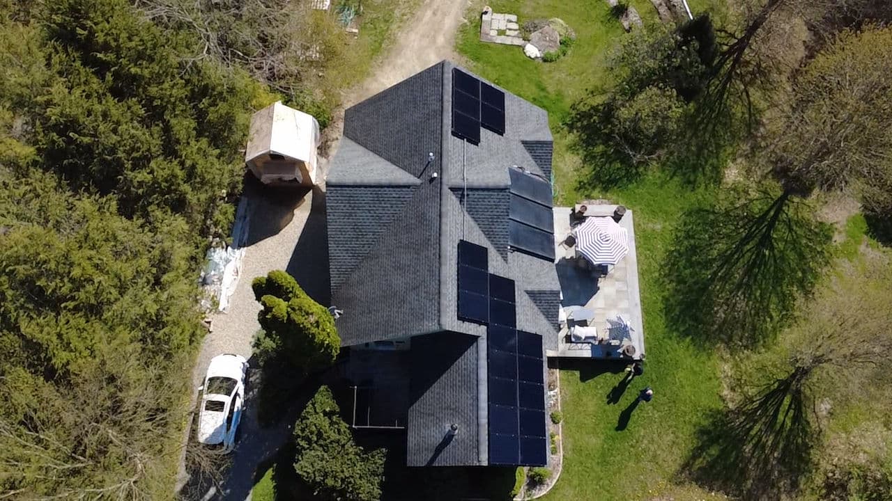 Gallery photos for Squirrel-Damaged Solar System Back Online in East Greenwich Rhode Island: Image #1