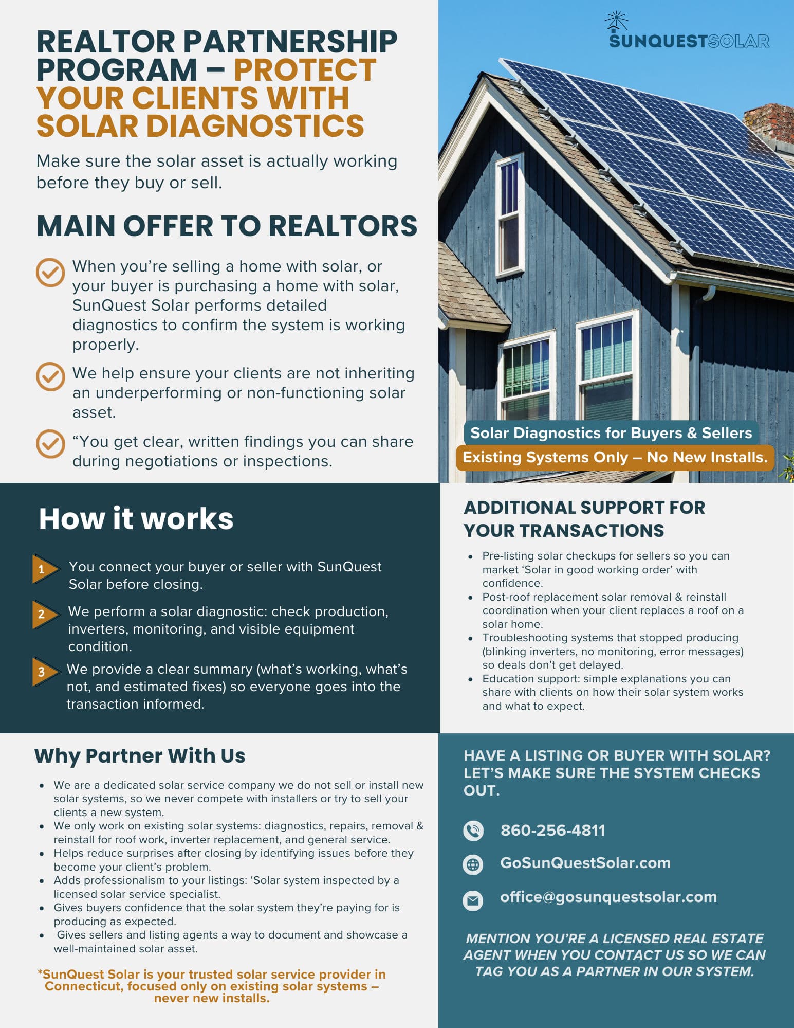 Project Partnering with Realtors for Accurate Solar Diagnostics image
