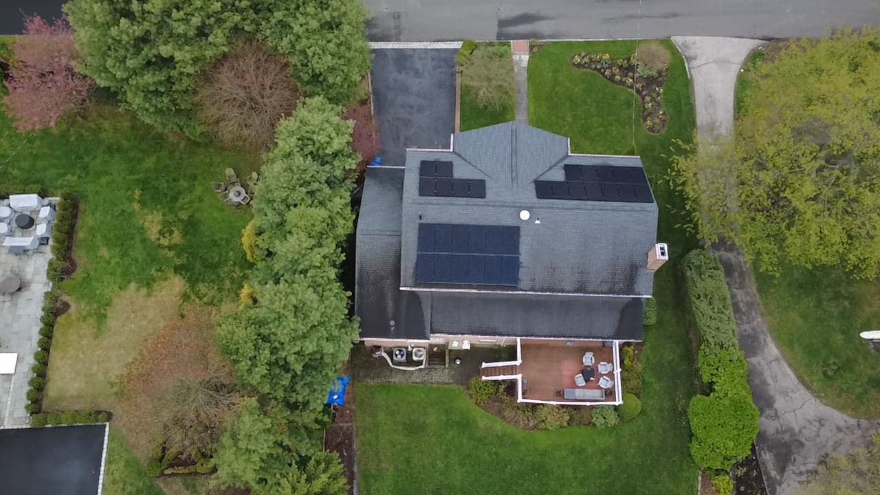 Gallery photos for Solar Panel Removal and Reinstallation Tied to Roof Replacement in Wilton CT: Image #1