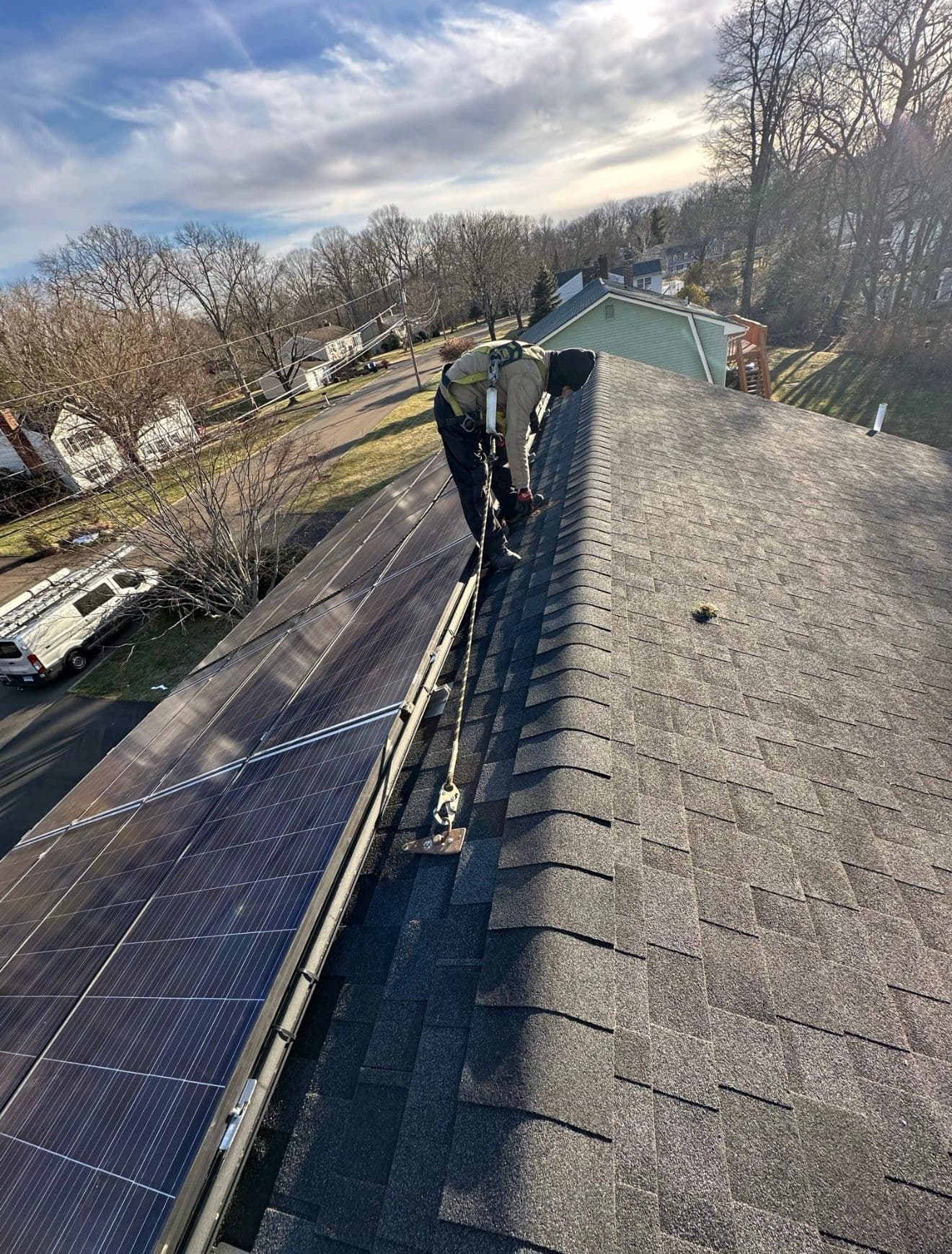 Gallery photos for Roof Replacement and Cedar Ridge Solar Panel Reset: Image #2