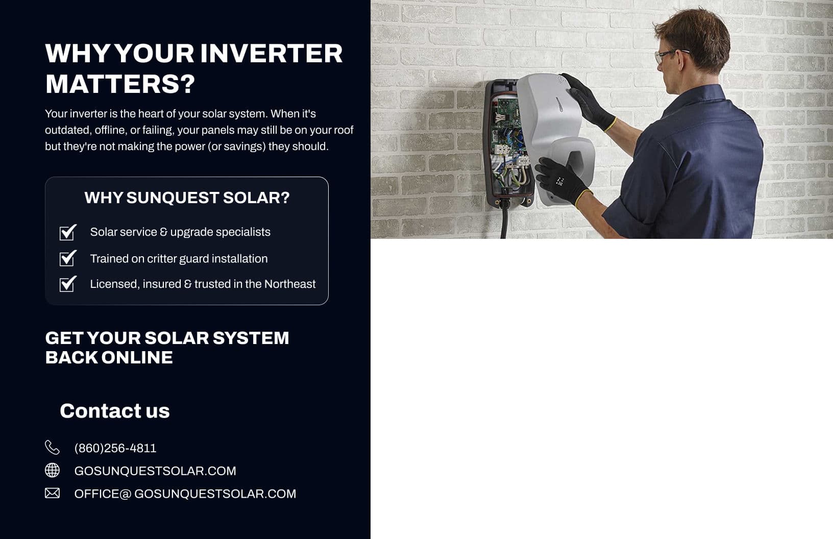 Gallery photos for Maximizing Solar Efficiency with Inverter Replacements: Image #1