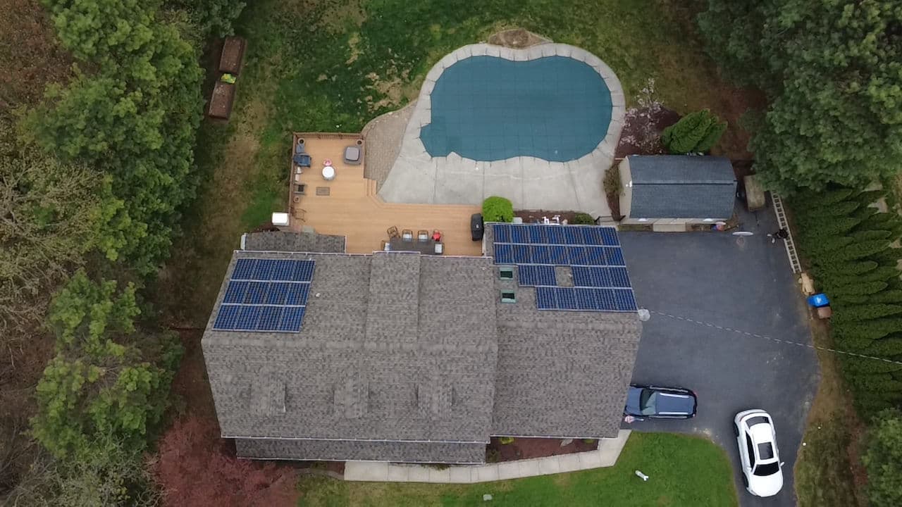 Solar Panel Removal and Reinstallation Westport CT Roof Replacement image