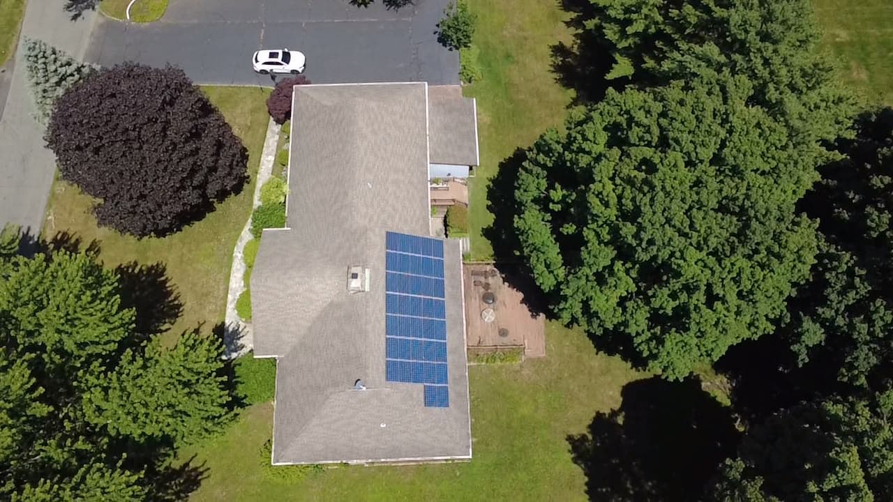 Gallery photos for Solar Panel Removal Before a Roof Replacement in Easton CT: Image #1