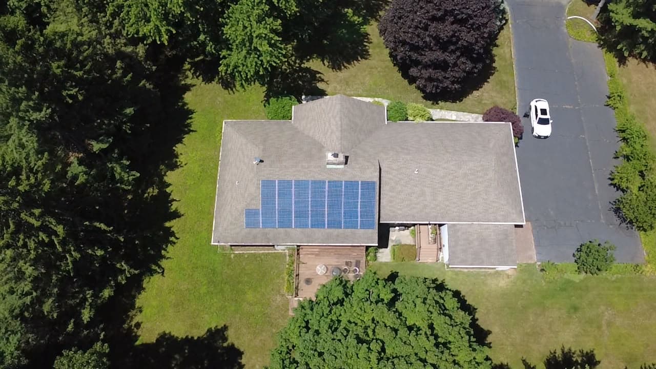 Gallery photos for Solar Panel Removal Before a Roof Replacement in Easton CT: Image #2