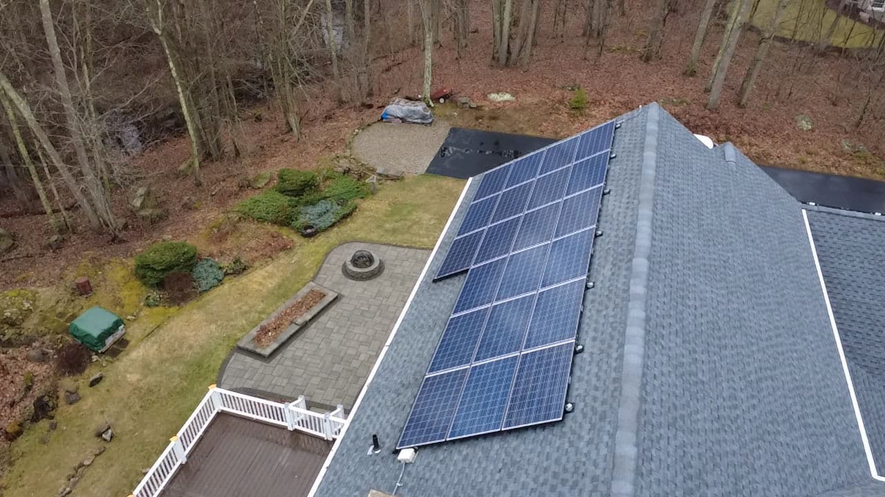 Gallery photos for Solar Panel Detach and Reset Completed in Madison CT: Image #2