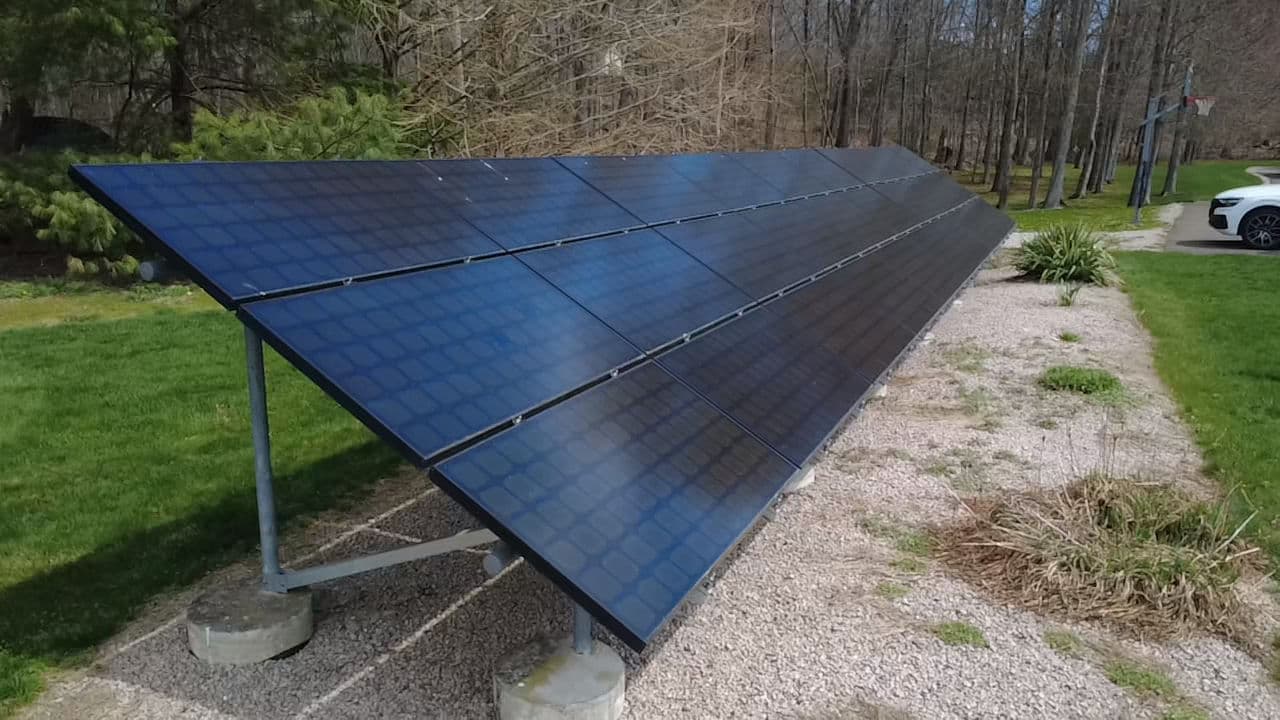 Gallery photos for Ground Mount Solar Panel Inspection for Inverter Replacement in New Canaan CT: Image #2