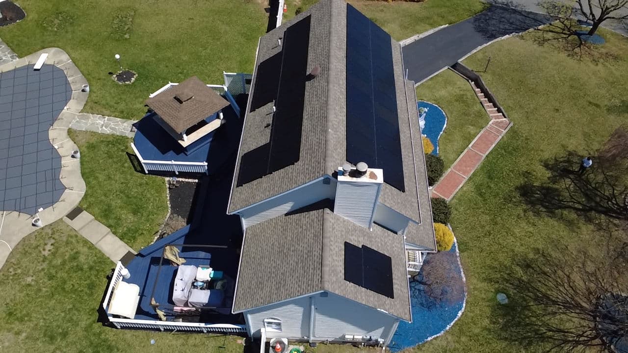 Gallery photos for Solar Panel Detach and Reset for a Greenwich CT Roof Replacement: Image #2