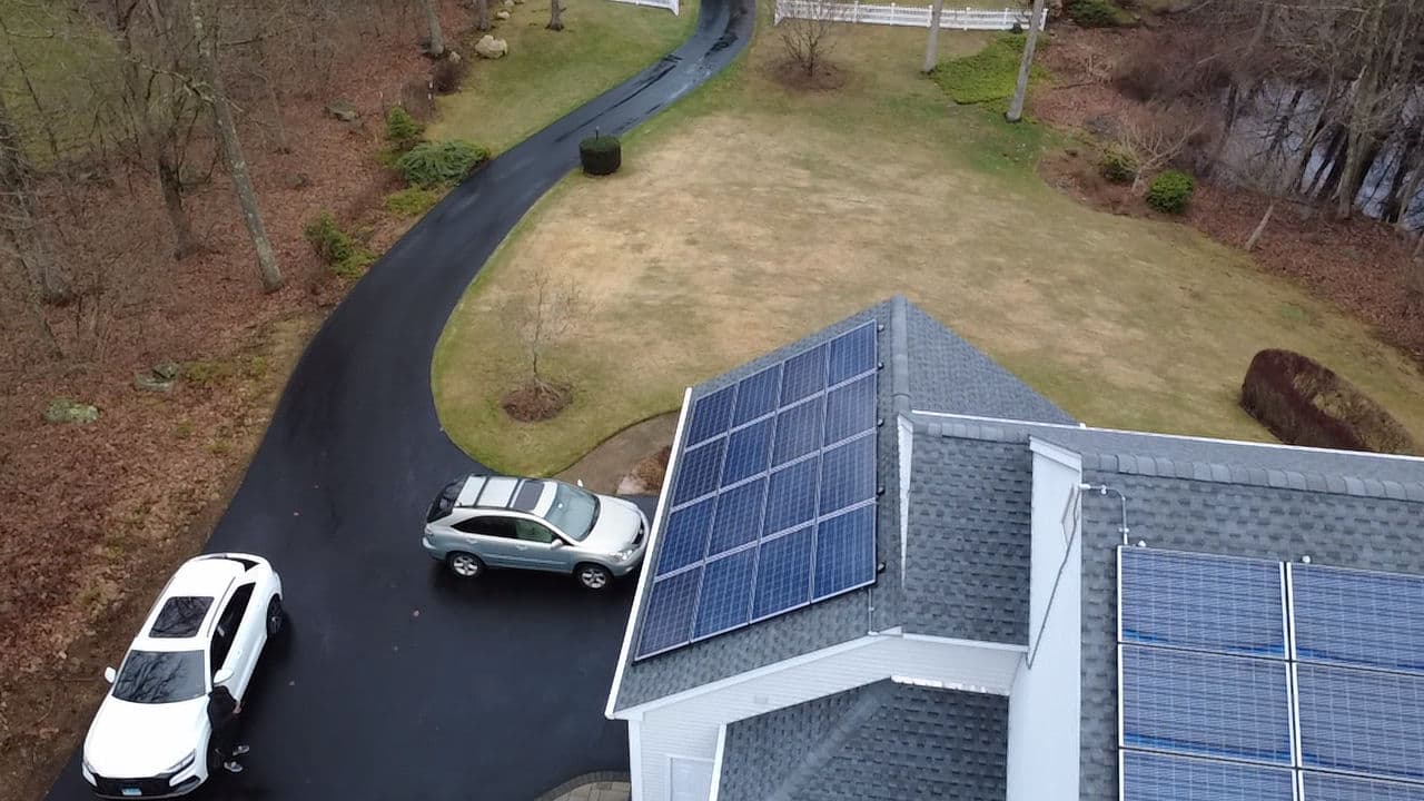 Gallery photos for Solar Panel Detach and Reset Completed in Madison CT: Image #1