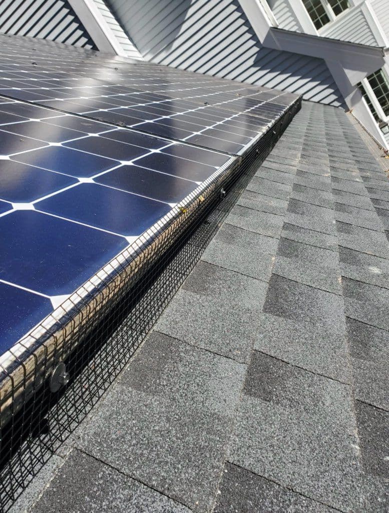 Gallery photos for Solar Panel Reinstall and Critter Guard in Fairfield County CT: Image #2