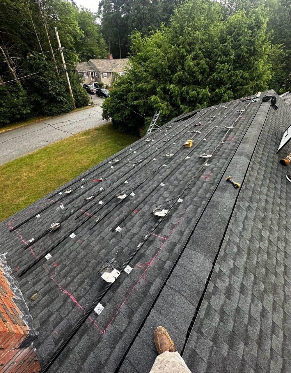 Roof Prepared for Solar Panel Reinstallation image