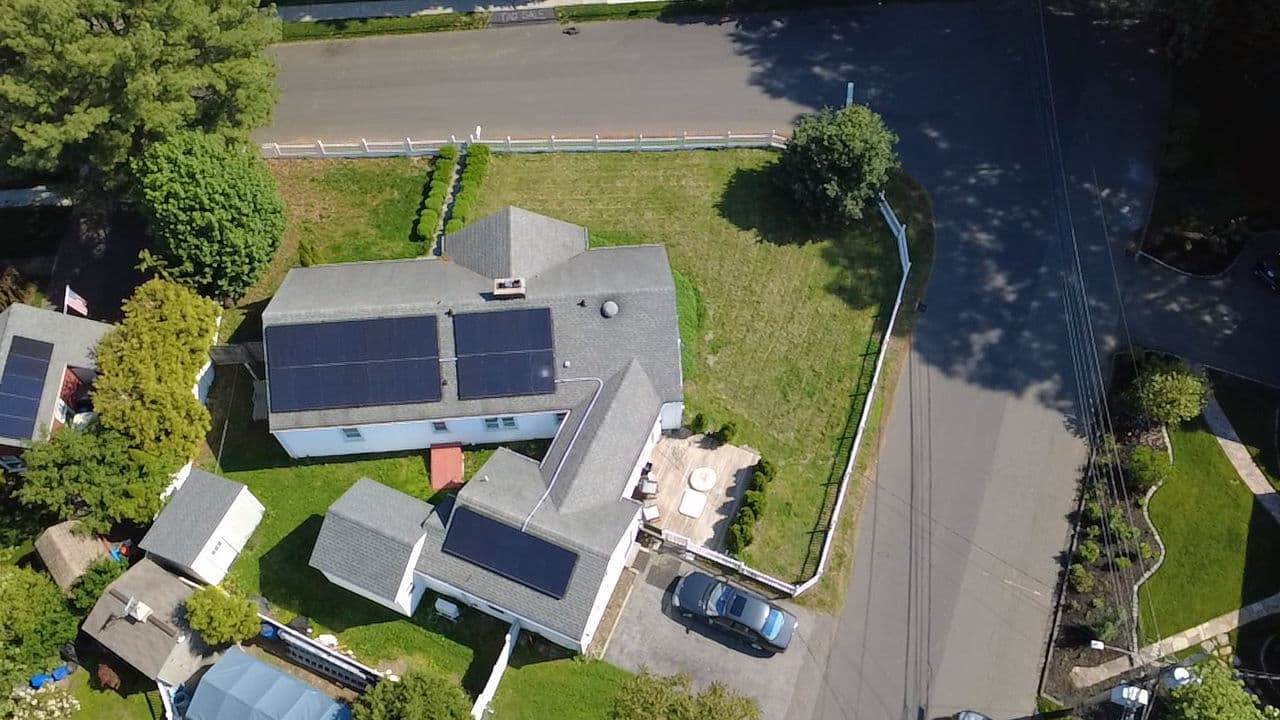 Solar Panel Removal and Reinstallation After Roof Replacement in Newport RI image