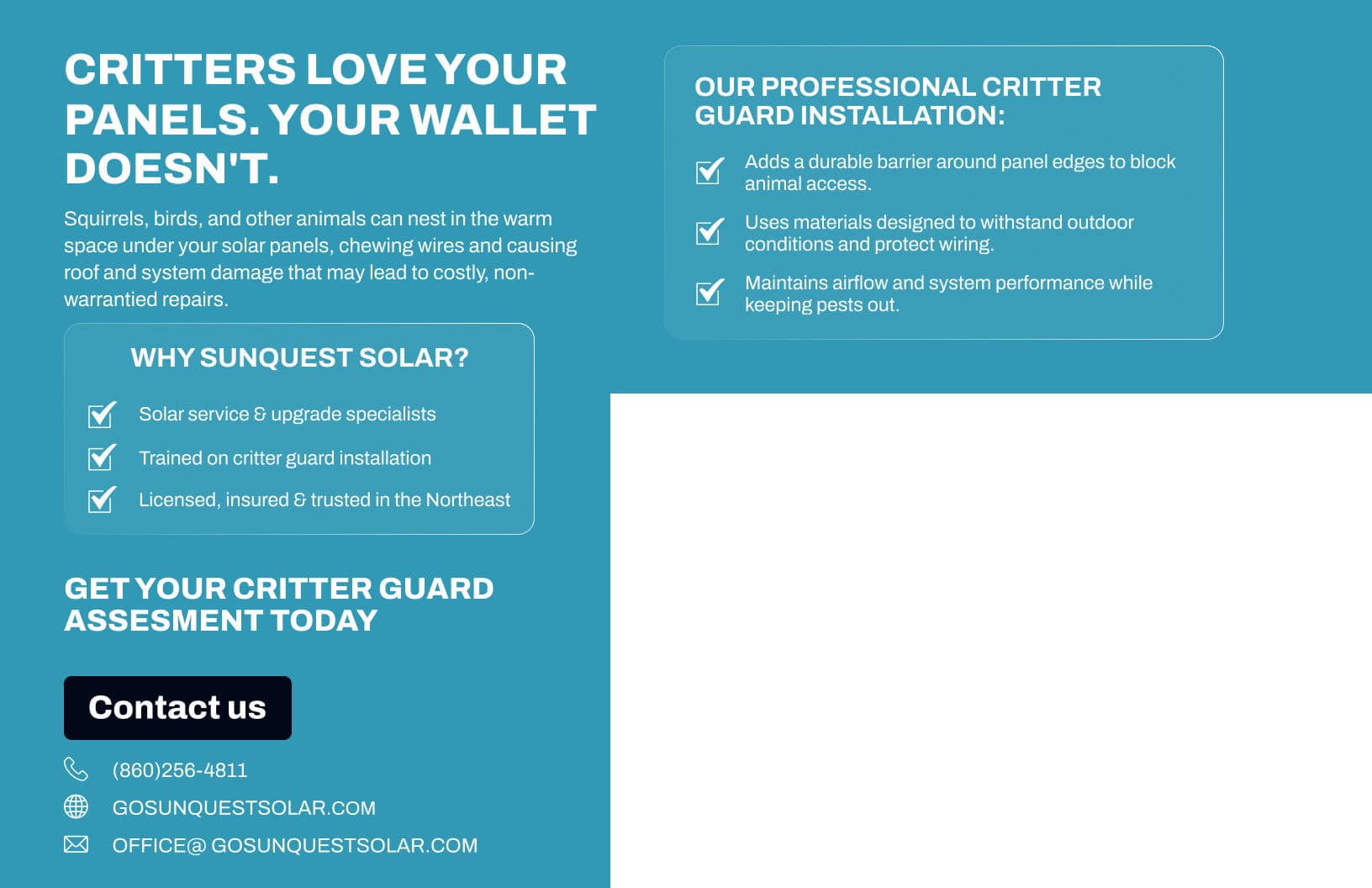 Gallery photos for Protect Your Solar Panels from Pests and Save Money: Image #1