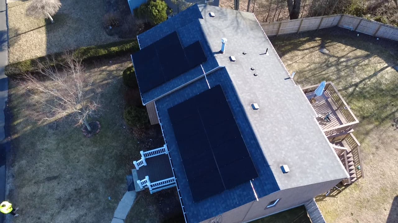 Gallery photos for Flawless Solar Panel Installation on a Home in Rhode Island: Image #1