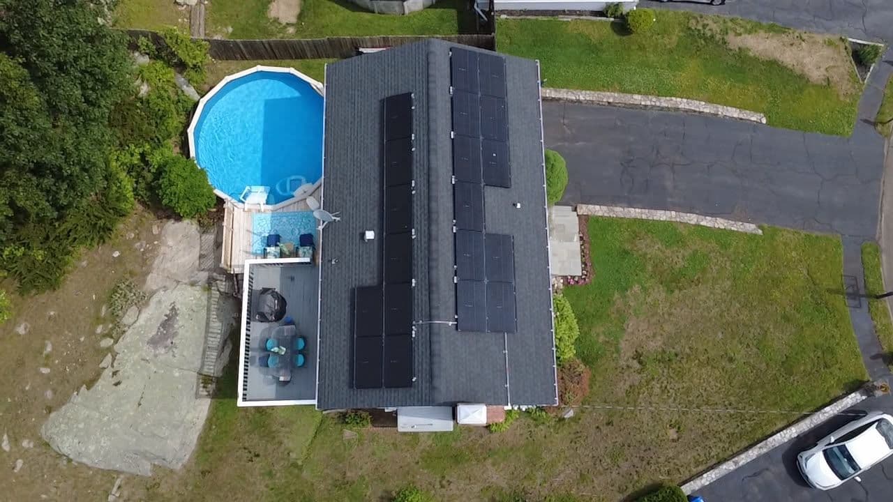 Gallery photos for Solar Panel Removal and Reinstall After Roof Replacement in Portsmouth RI: Image #1