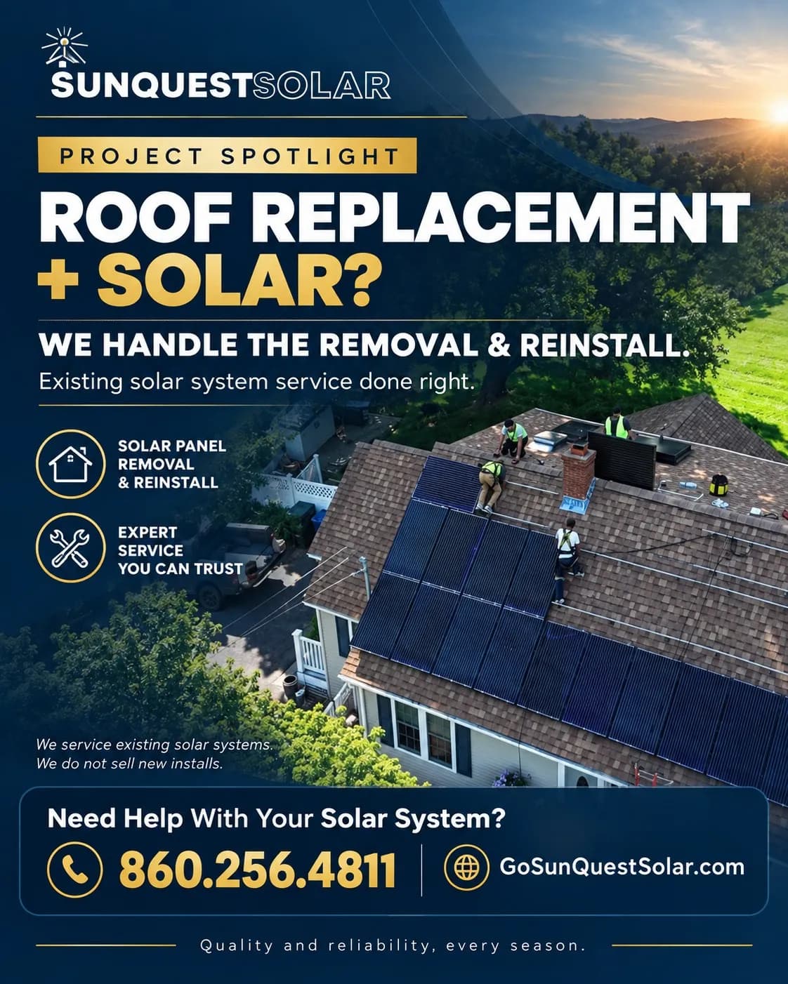 Roof Replacement With Solar Already Installed? We've Got You Covered image
