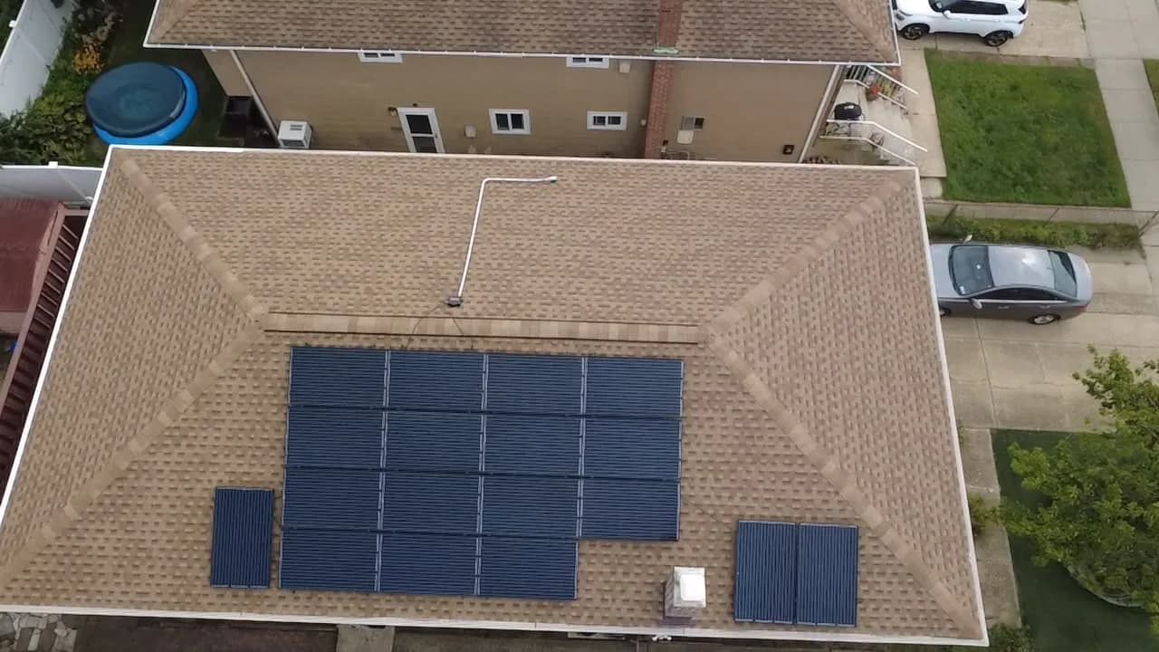 Solar Panel R&R with Roof Replacement in Amherst MA image