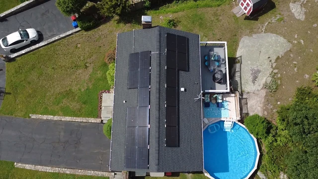 Gallery photos for Solar Panel Removal and Reinstall After Roof Replacement in Portsmouth RI: Image #2