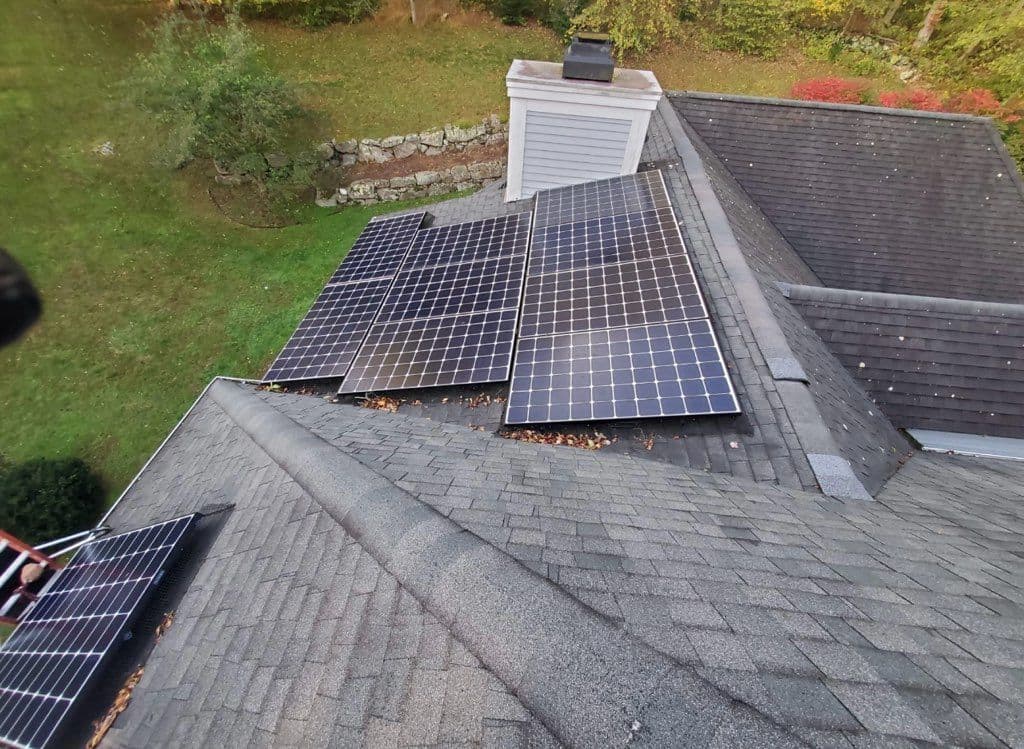 Gallery photos for Solar Panel Removal and Roof Replacement in Easton CT: Image #2