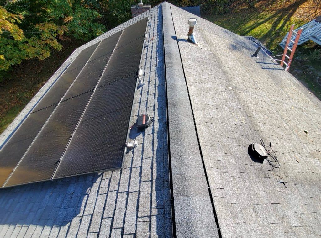 Gallery photos for Seamless Roof Replacement and Solar Adjustment in Shelton: Image #1