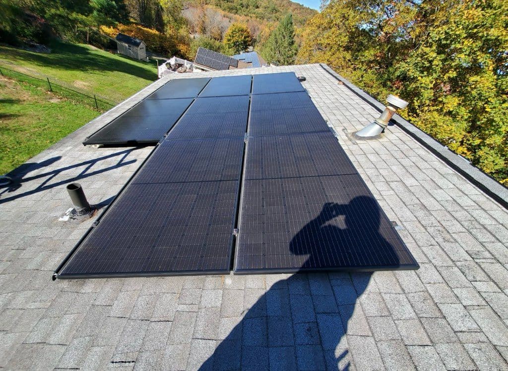 Gallery photos for Seamless Roof Replacement and Solar Adjustment in Shelton: Image #2