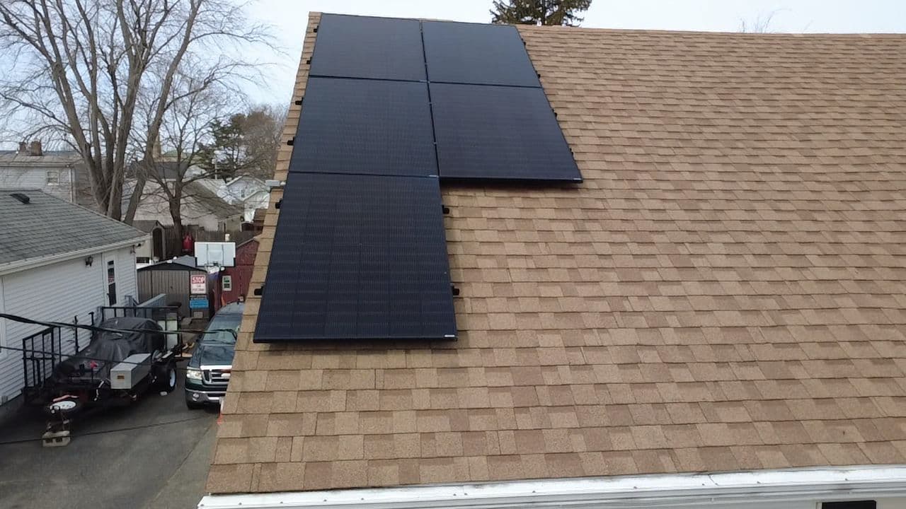 Solar Detach and Reset with Full Roof Replacement in Pawtucket RI image